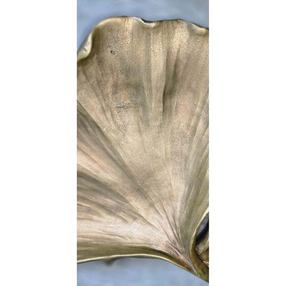 Pier 1 Decorative Tray/Bowl Ginkgo Biloba Leaves Living Room Entry Table 16 x 10 - Picture 4 of 11